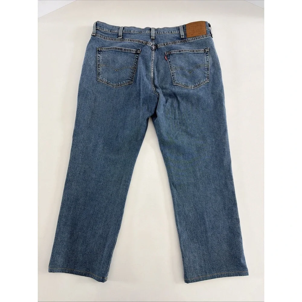 Vintage Levi's 514 Big E Premium Jeans Men's 40x30 Light Wash Straight Leg
